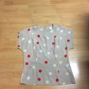 Vintage polka dot shirt